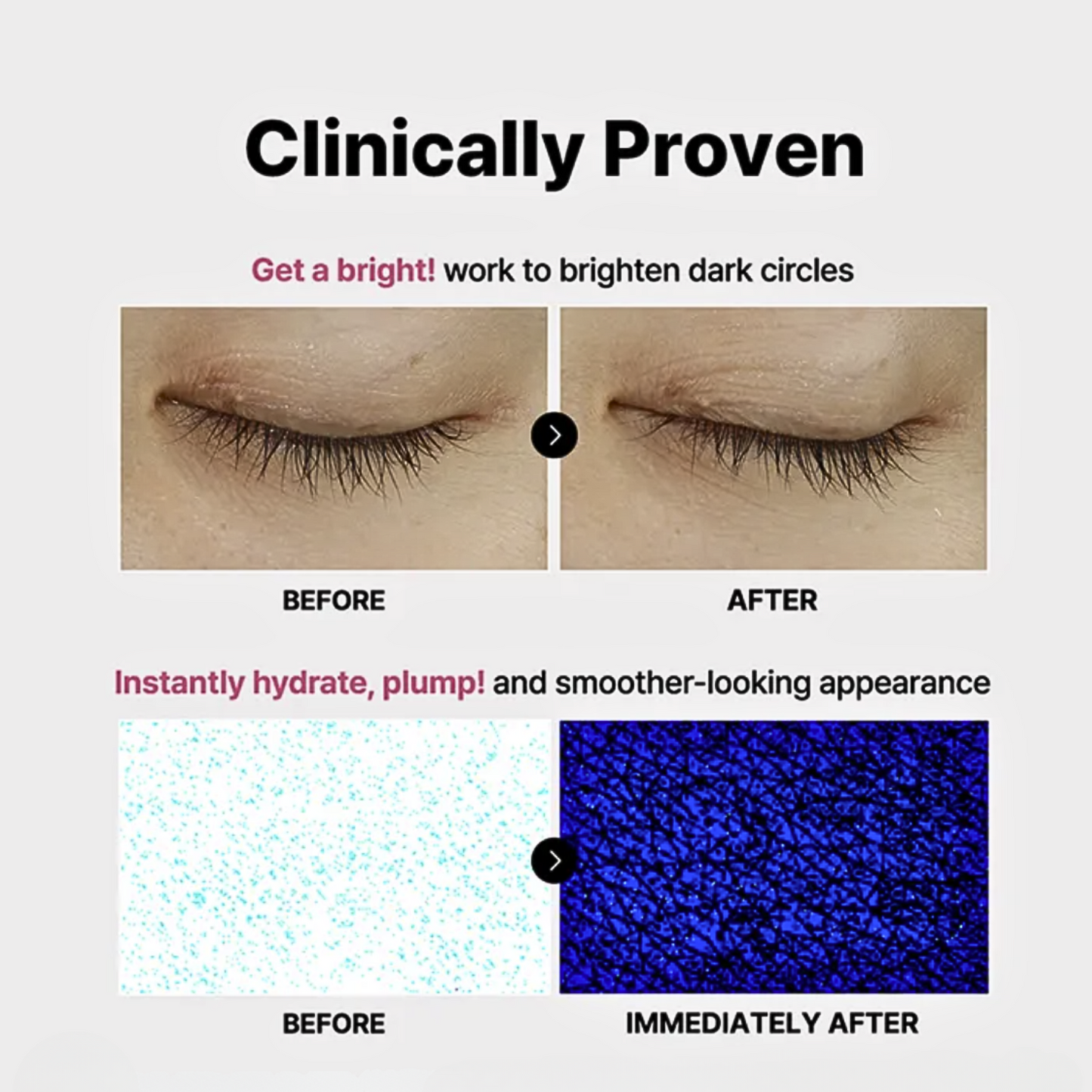 Peptide Collagen Hydrogel Eye Patch