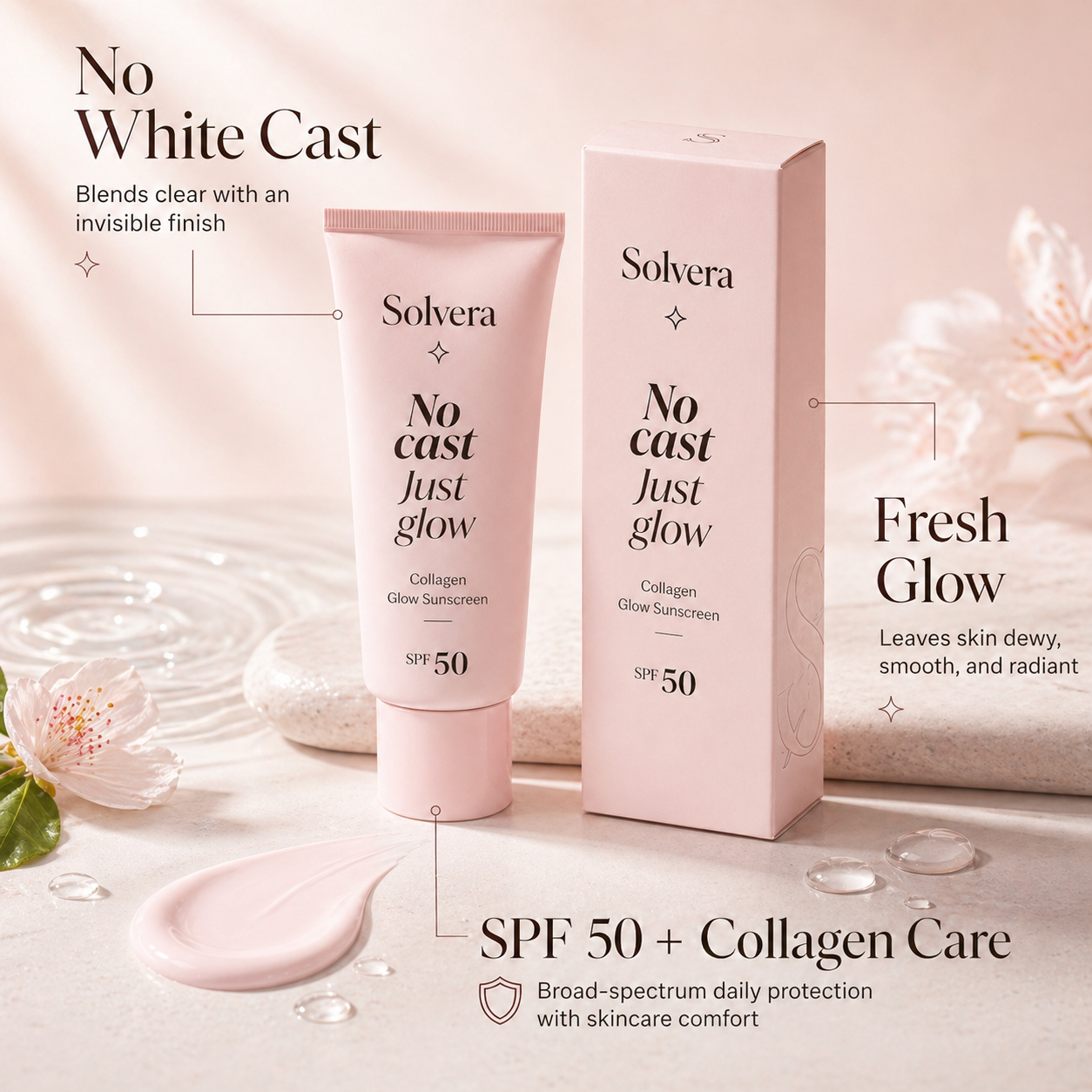 No Cast Just Glow Collagen Sunscreen