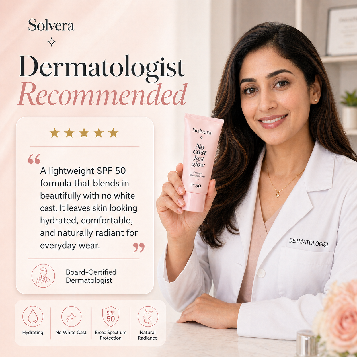 No Cast Just Glow Collagen Sunscreen