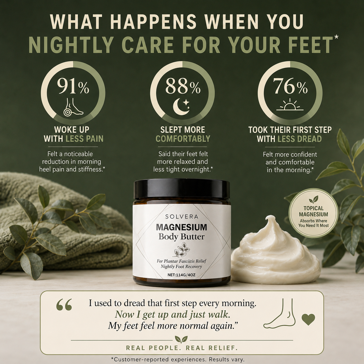 Sole Ease Magnesium Body Butter