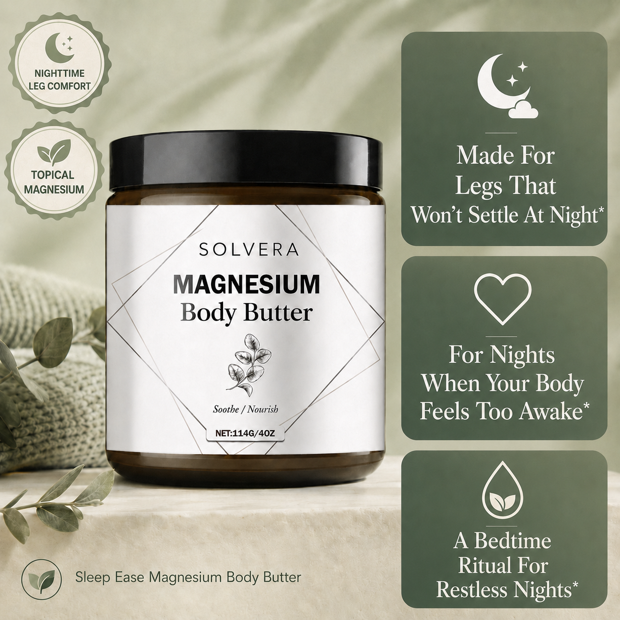Sleep Ease Magnesium Body Butter